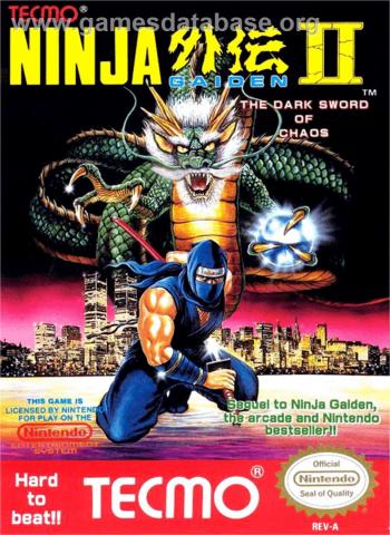 Cover Ninja Gaiden II - The Dark Sword of Chaos for NES